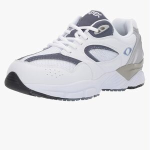 Apex Women's White and Gray Sneakers 11 Wide